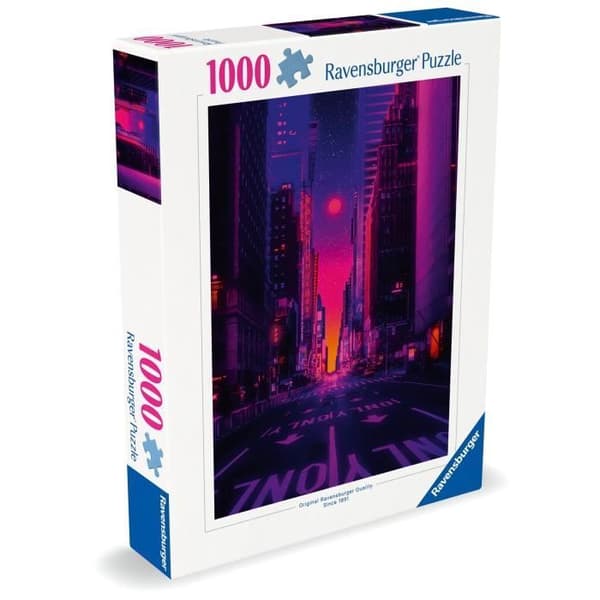 1000-bitars pussel: New Yorks neonljus