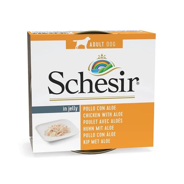 SCHESIR i gelé Kylling med aloe vera - vådfoder til hunde - 150 g