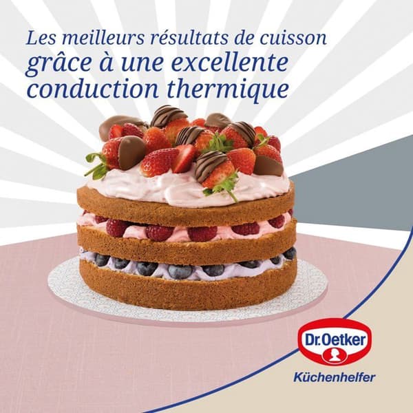 Sæt med 2 springforme - DR. OETKER - Retro - 18 og 20 cm
