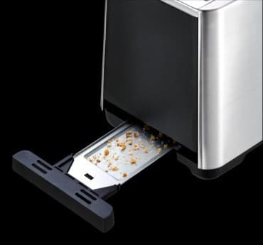 Tefal Equinox TT420D 7 2 skiver Sort, Rustfrit stål