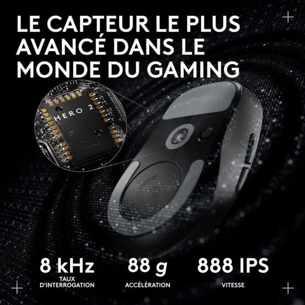 Logitech G-PRO X Superlight 2c -langaton hiiri - musta