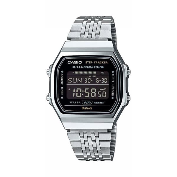 Smartwatch - CASIO - ABL - 38 mm - Sølv / Sort urskive