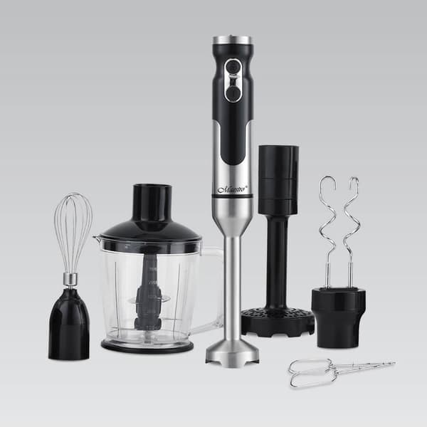 Maestro MR-567 blender Stavblender 1000 W Sort, Rustfrit stål