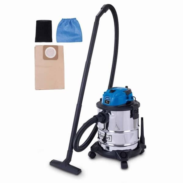 V20 våd- og tørstøvsuger - 1300 W - 20L rustfri ståltank - SCHEPPACH