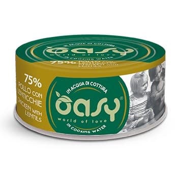 OASY More Love Kyckling med linser - våtfoder för katter - 70 g