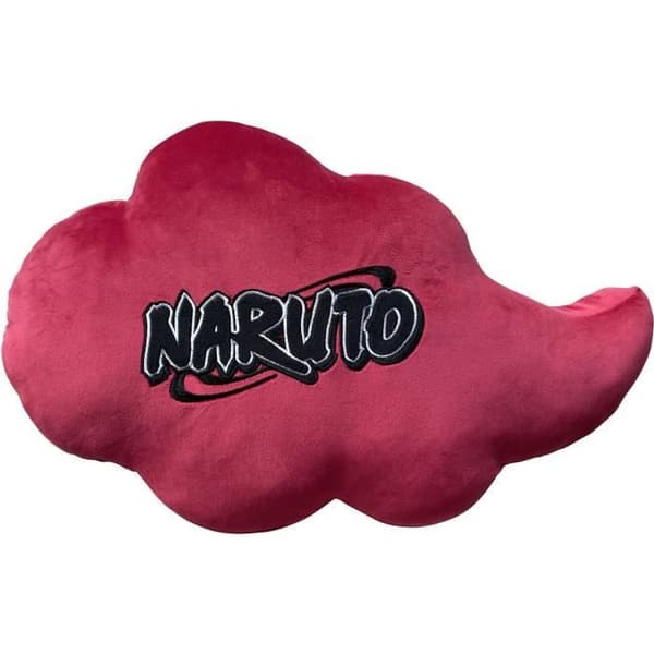 3D-kudde - NARUTO SHIPPUDEN - Akatsuki logotyp - Mikrofiber - 50 cm