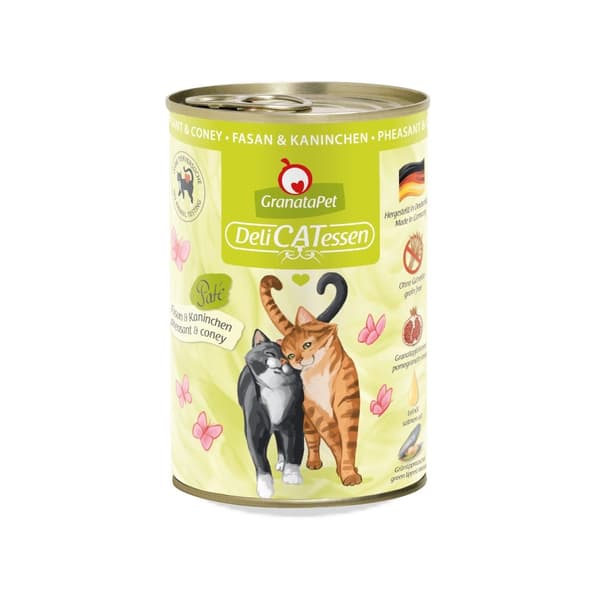 GRANATAPET DeliCATessen Fasan og kanin - vådfoder til katte - 400 g