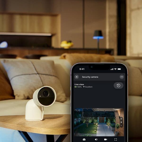 Smartkamera - Philips Hue - Udendørs - Kablet - Nattesyn - 2K - Hvid