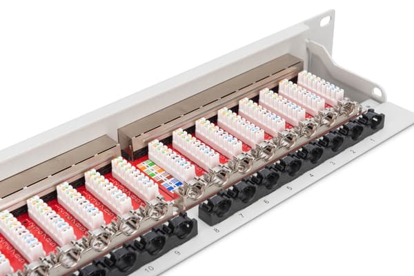 Digitus CAT 6A, klass EA patchpanel, skärmad