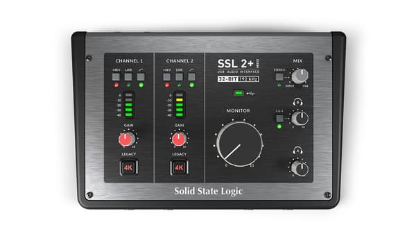 Solid State Logic SSL2+ MKII - USB-C 2x2 lydgrænseflade