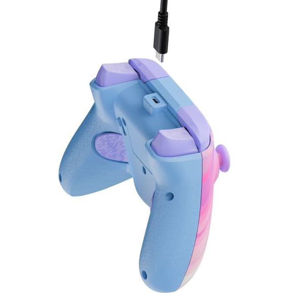 Turtle Beach Rematch Advanced Cotton Candy-controller med kabel til Xbox Series XS, Xbox One og PC