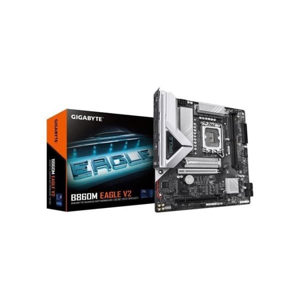 Bundkort - GIGABYTE - B860M EAGLE V2 - Micro-ATX-størrelse - Intel B860-chipsæt - DDR5
