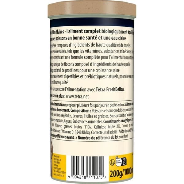 TetraMin Flakes - TETRA - Fuldfoder til tropiske fisk - 1 L