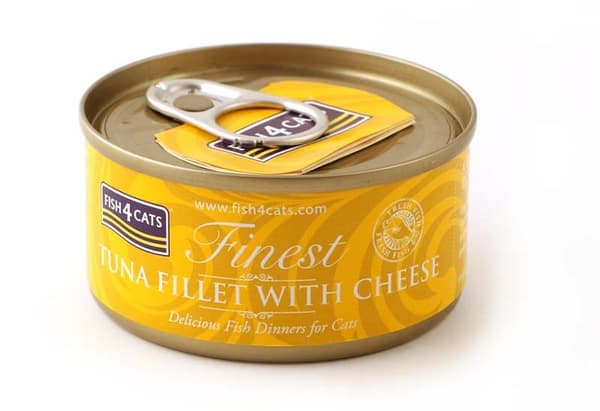 FISH4CATS Tunfilet med ost - vådfoder til katte - 70 g