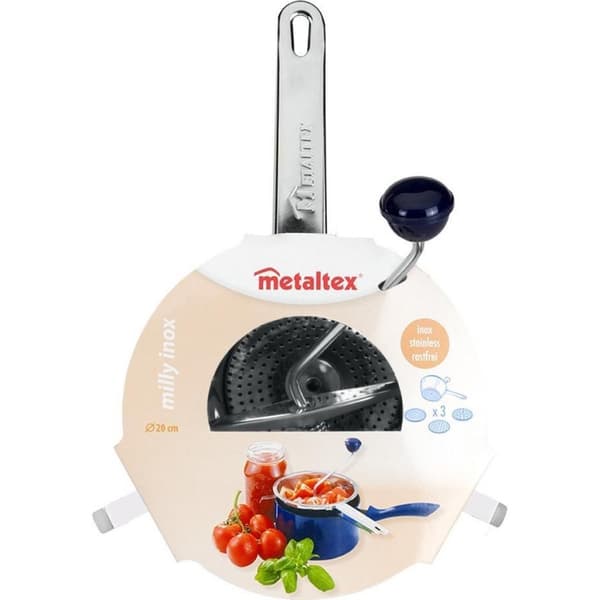 Metaltex Milly-sikt 20 cm rostfritt stål
