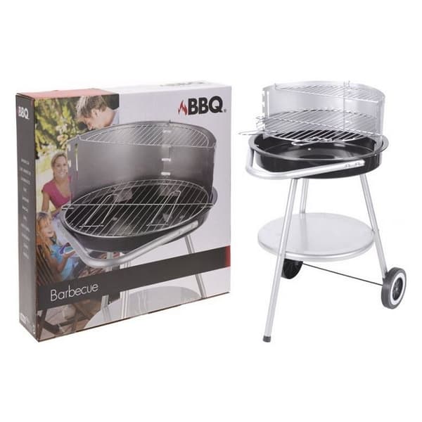 Grillgrill 47x77 cm svart/rostfritt stål