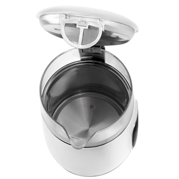 ADLER AD 1305 vattenkokare vit/silver