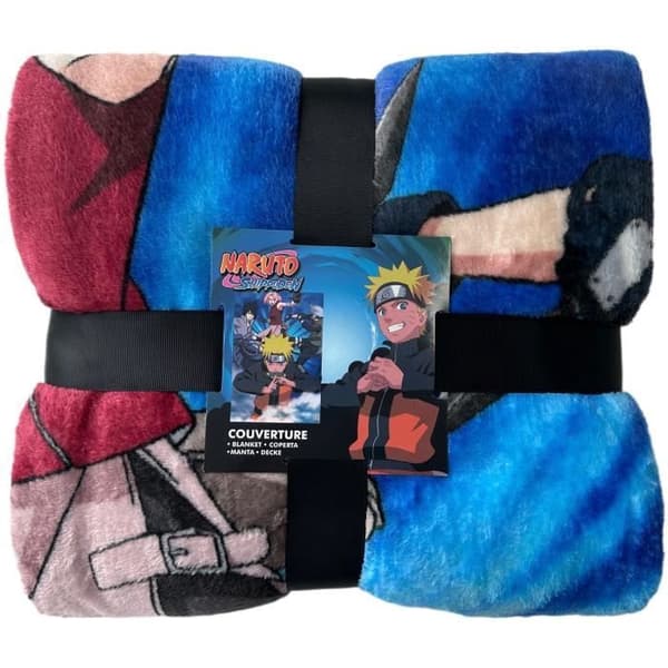 Pläd - NARUTO SHIPPUDEN - Lag 7 - 130 x 180 cm