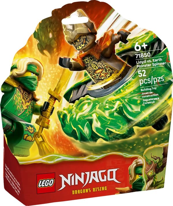 LEGO NINJAGO 71850 Lloyd vs. Elementmonster Spinner