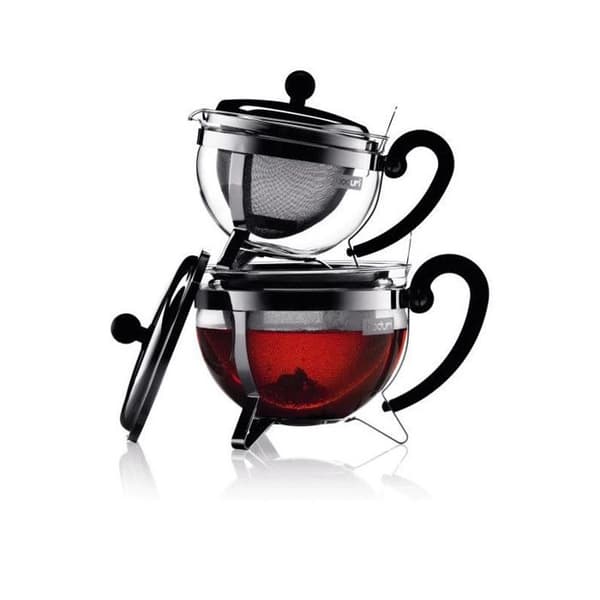 BODUM CHAMBORD Tekanna med 1,3L grå sil