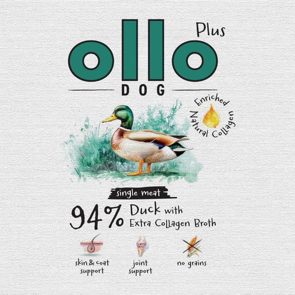 OLLO Plus Kollagen And - vådfoder til hunde - 400 g