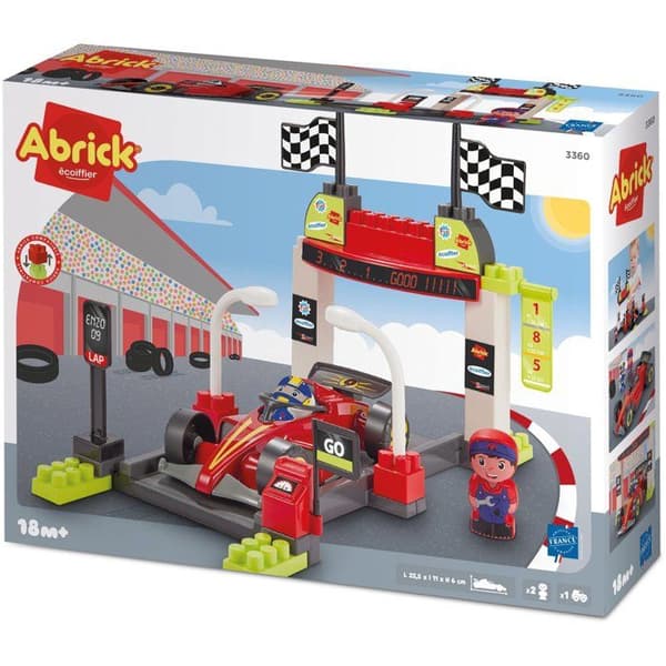 ECOIFFIER Abrick 3360 - Formel 1 Peat Stop - 18 måneder - Pitstop