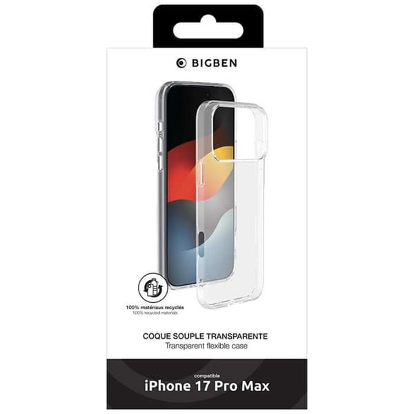 Silisoft-skal - iPhone 17 Pro Max - Genomskinligt