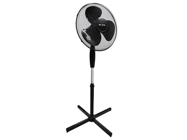 Stående ventilator 16"/40 cm 55W SORT