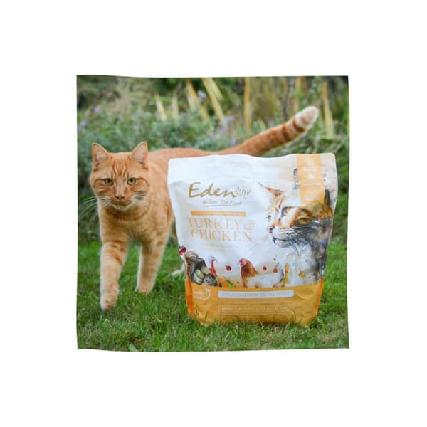 EDEN Kalkun & Kylling - tørfoder til katte - 1,5 kg
