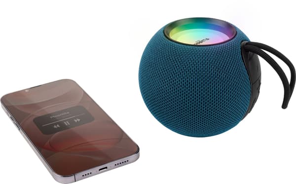 Lysende Bluetooth-højttaler - BIGBEN PARTY - Blå