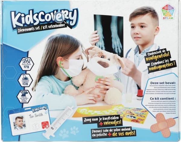 Kidscovery Eksperiment Dyrlægesæt XL