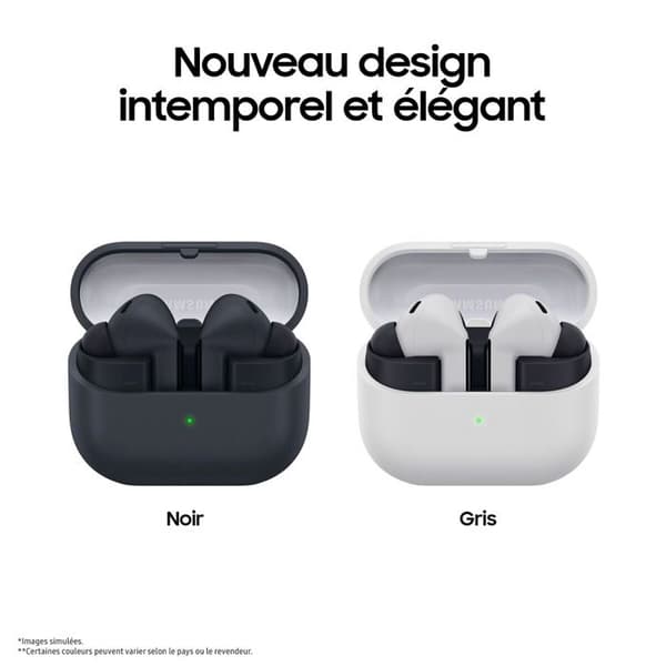 Samsung Buds3 FE mustat nappikuulokkeet