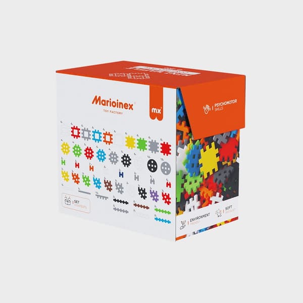 Marioinex Mini Waffle byggklossar, 200 bitar