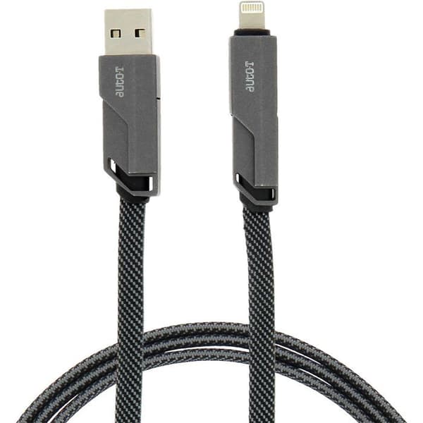 Litteä kaapeli - AUTO T - 540313 - USB-C - 4 liitintä