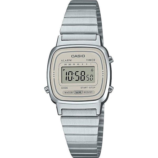 Ur - CASIO - LA670WEA - Unisex - Grå - Quartz - Digital