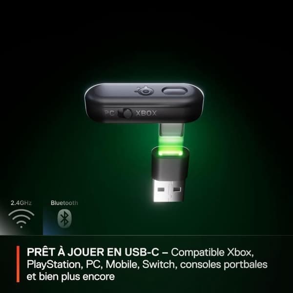 Trådlöst spelheadset - STEELSERIES - Arctis Nova 3XW - 40 timmars batteritid - Bluetooth - Xbox-kompatibel