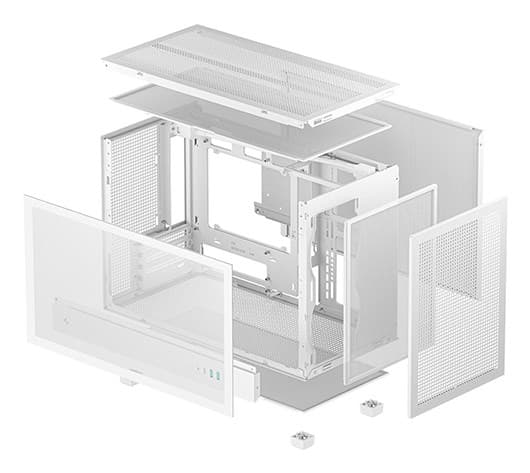 DeepCool CH260 Mikrotårn Hvid