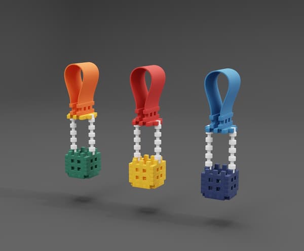 MARIOINEX Mini Waffle Byggklossar Constructor Expert, 301 delar