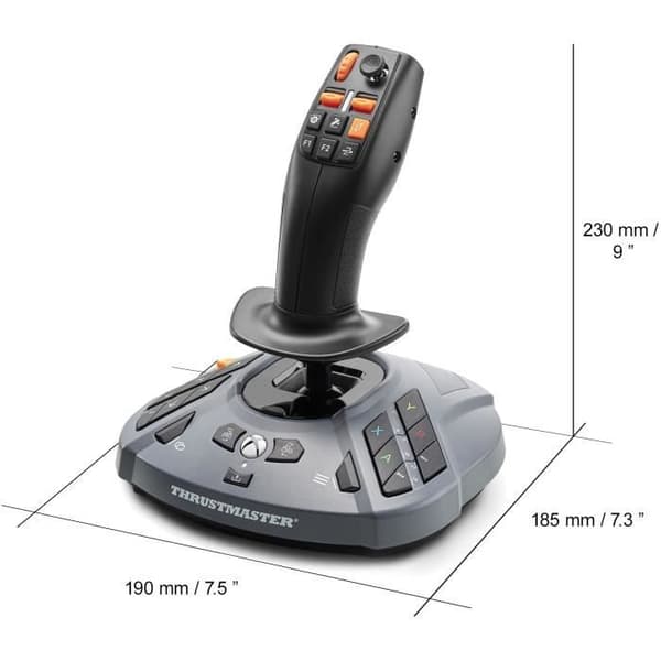 SimTask FarmStick XBOX Joystick - THRUSMASTER - Grå og sort