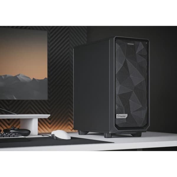 FRACTAL DESIGN - Meshify 2 Kompakt PC-kabinet Sort Solid Panel