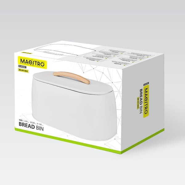 Leipälaatikko MAESTRO MR-1675-WHITE Valkoinen