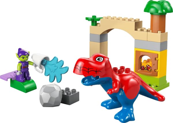 LEGO DUPLO 10463 Dinosaur Spidey-Rex mod Green Goblin