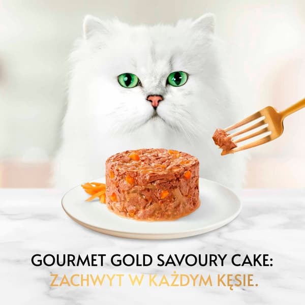 PURINA Gourmet Gold Savory cake - vådfoder til katte - 48x85g