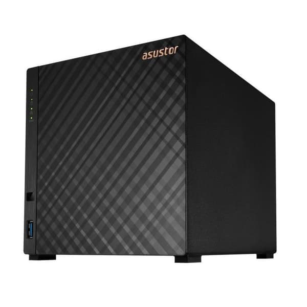 NAS-server - ASUSTOR - AS1204T - 4 båse - 1 GB DDR4