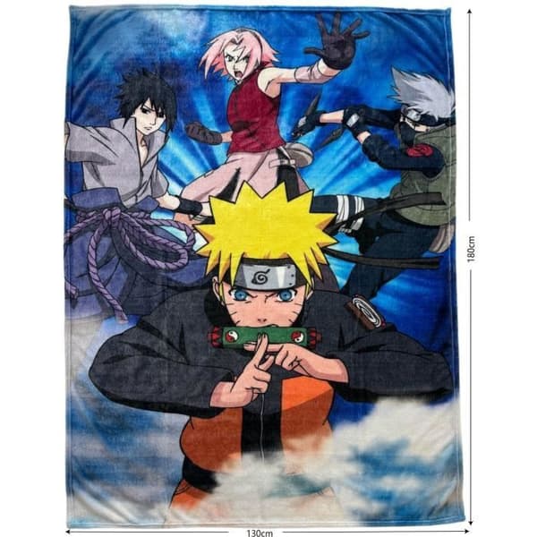 Ruutu - NARUTO SHIPPUDEN - Team 7 - 130 x 180 cm
