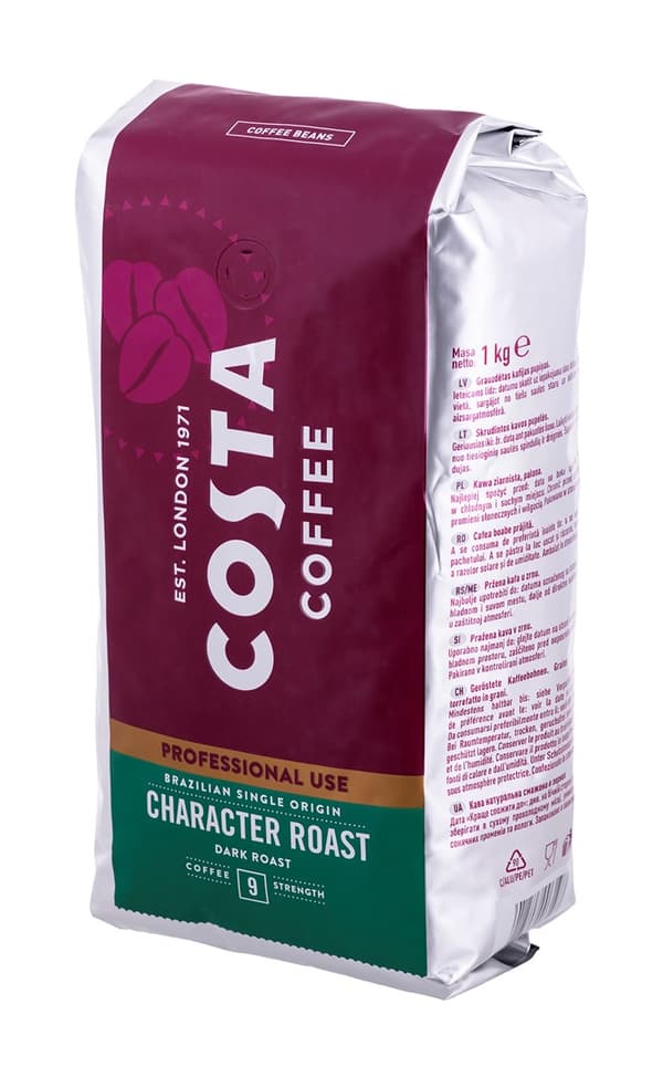 Kaffebønne COSTA PROFESSIONAL 1KG BRASILIANSK SINGLE ORIGIN