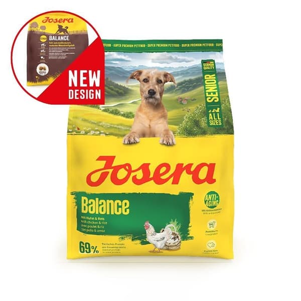 JOSERA Senior Balance - torrfoder för hundar - 3 kg