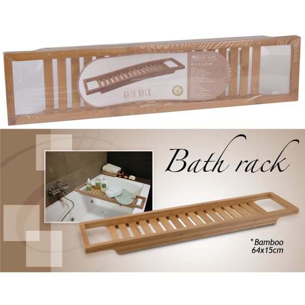 Bathroom Solutions Badrumsställ i bambu 64x15 cm
