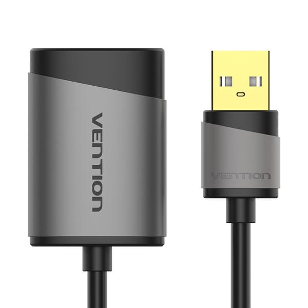 Vention USB externt ljudkort 0,15M grå metalltyp
