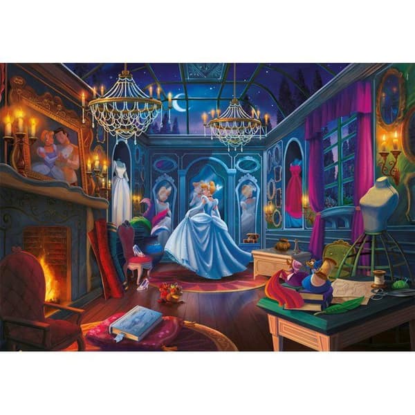 CLEMENTONI - Alltid efteråt - 500 bitar - Disney Prinsessor - Askungen